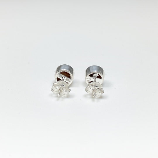 Tiger Eye Stud Earrings - Rocks and Gems Canada