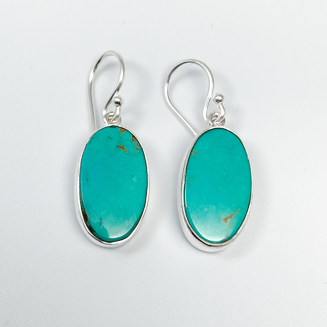 Turquoise Dangle Earrings-Rocks and Gems Canada