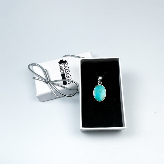 Turquoise Pendant-Rocks and Gems Canada