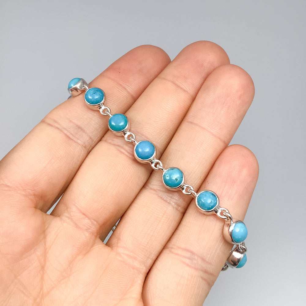 Turquoise Sterling Silver Bracelet-Rocks and Gems Canada