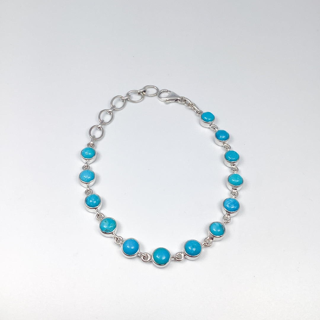 Turquoise Sterling Silver Bracelet-Rocks and Gems Canada