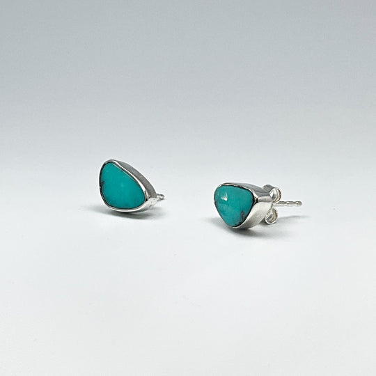 Turquoise Stud Earrings-Rocks and Gems Canada