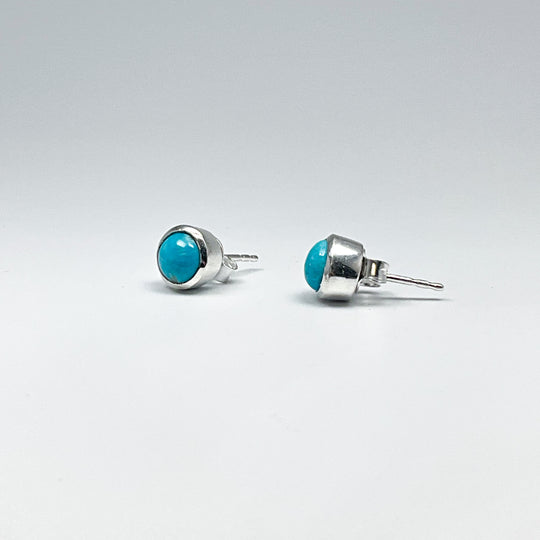 Turquoise Stud Earrings-Rocks and Gems Canada
