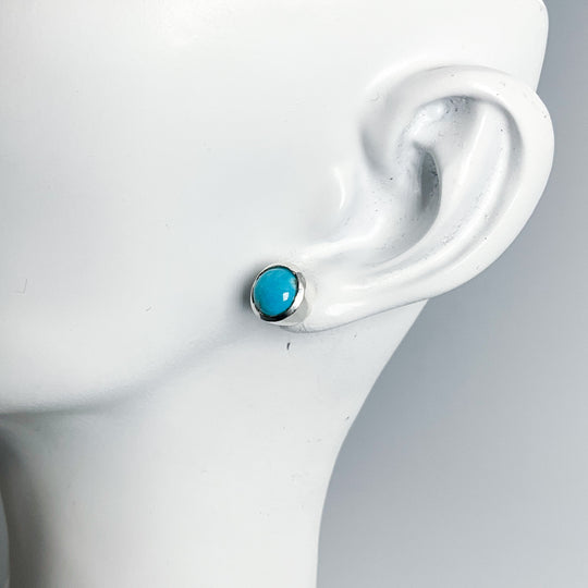 Turquoise Stud Earrings-Rocks and Gems Canada