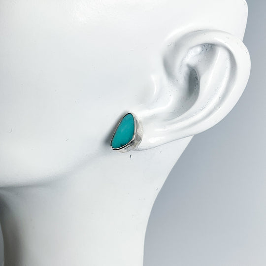 Turquoise Stud Earrings-Rocks and Gems Canada