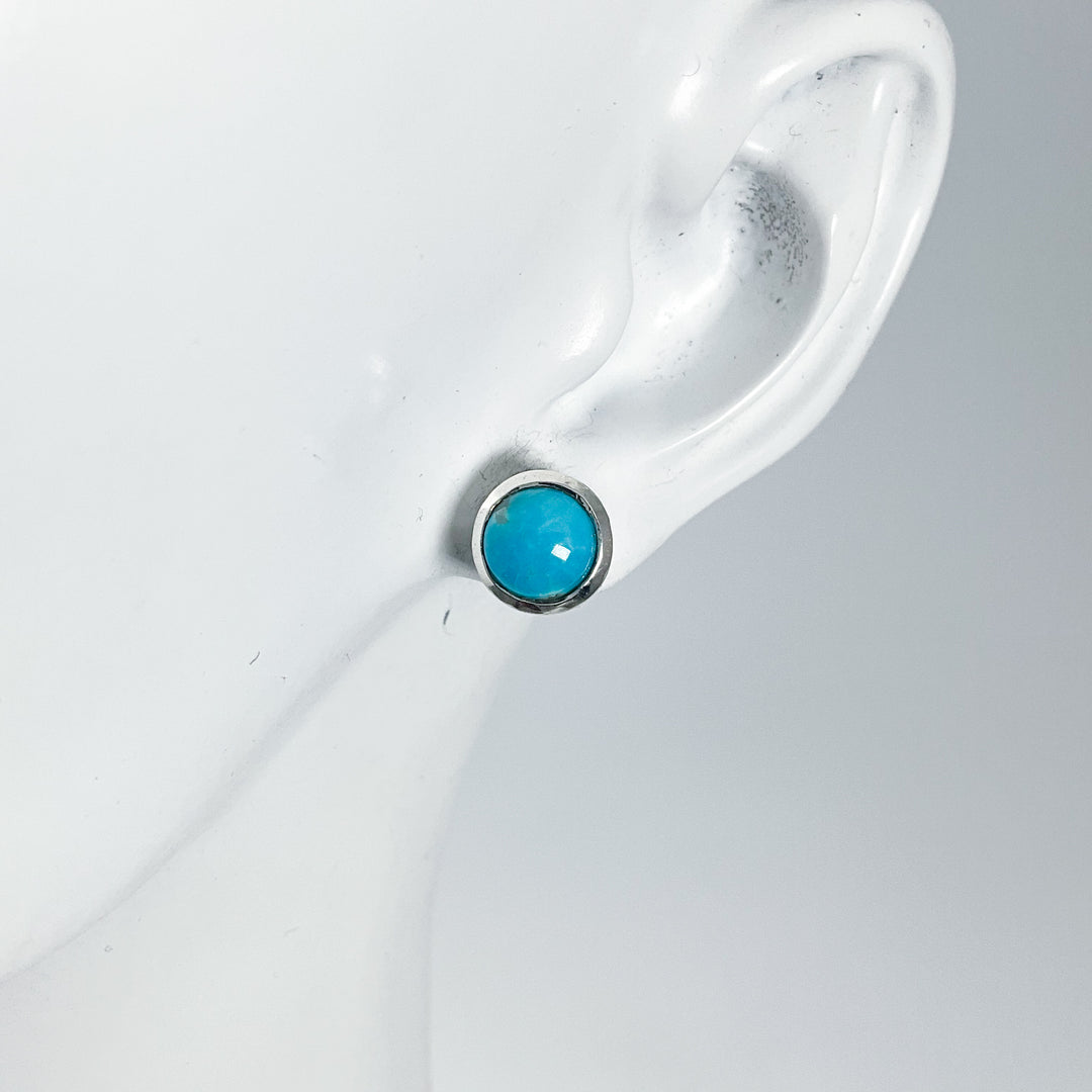 Turquoise Stud Earrings-Rocks and Gems Canada