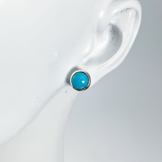 Turquoise Stud Earrings-Rocks and Gems Canada