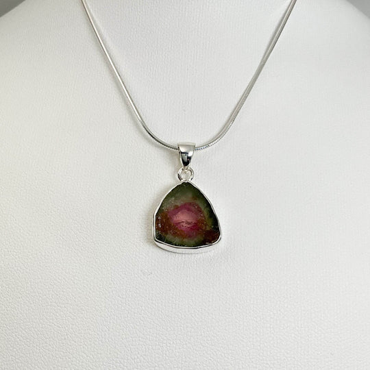 Watermelon Tourmaline Pendant-Rocks and Gems Canada