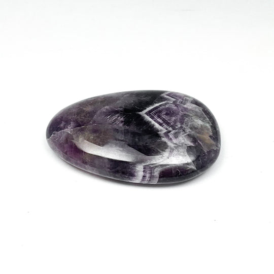 Worry Stone - Chevron Amethyst-Rocks and Gems Canada