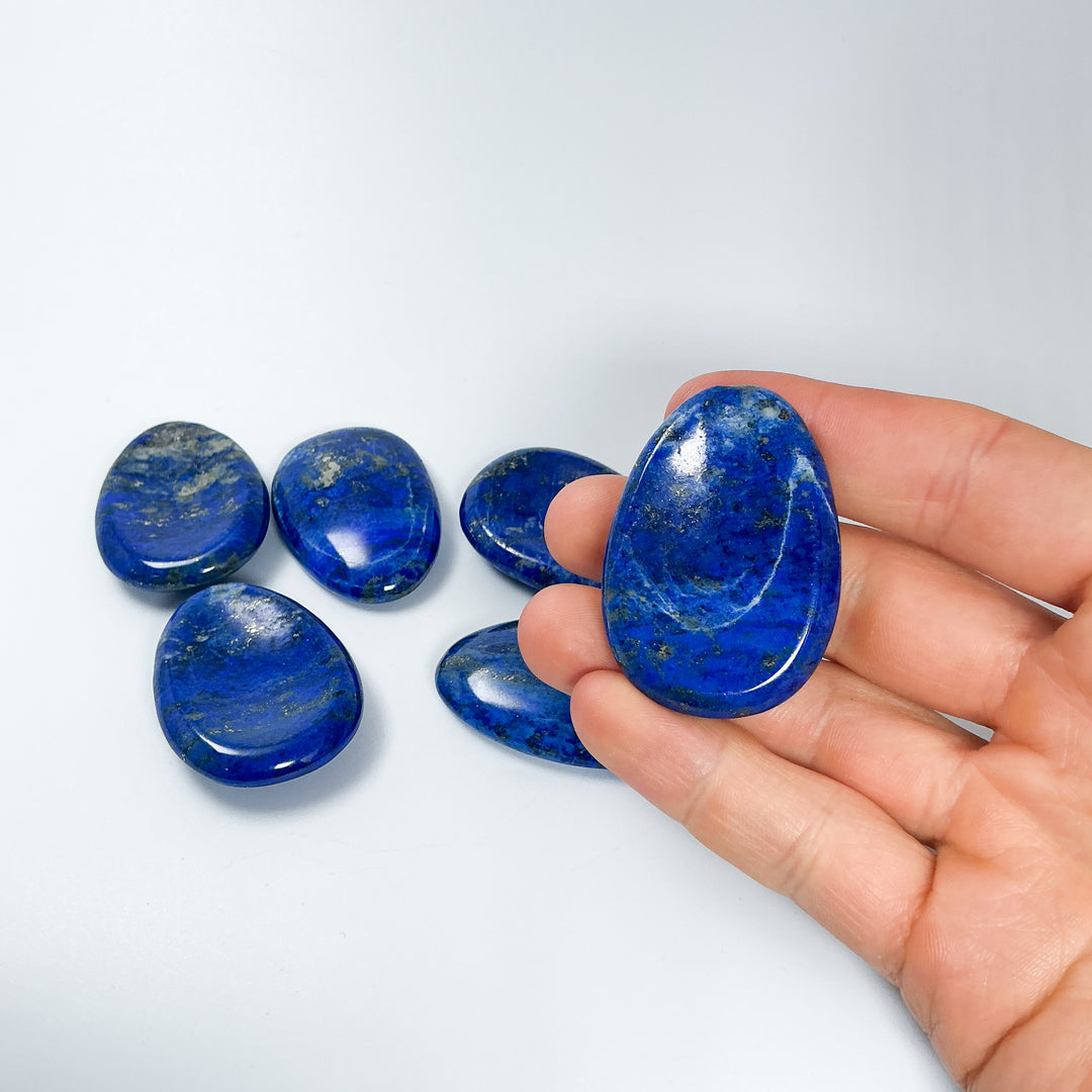 Worry Stone - Lapis Lazuli-Rocks and Gems Canada