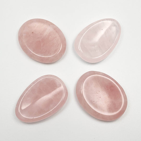 Worry Stone - Rose Quartz-Rocks and Gems Canada