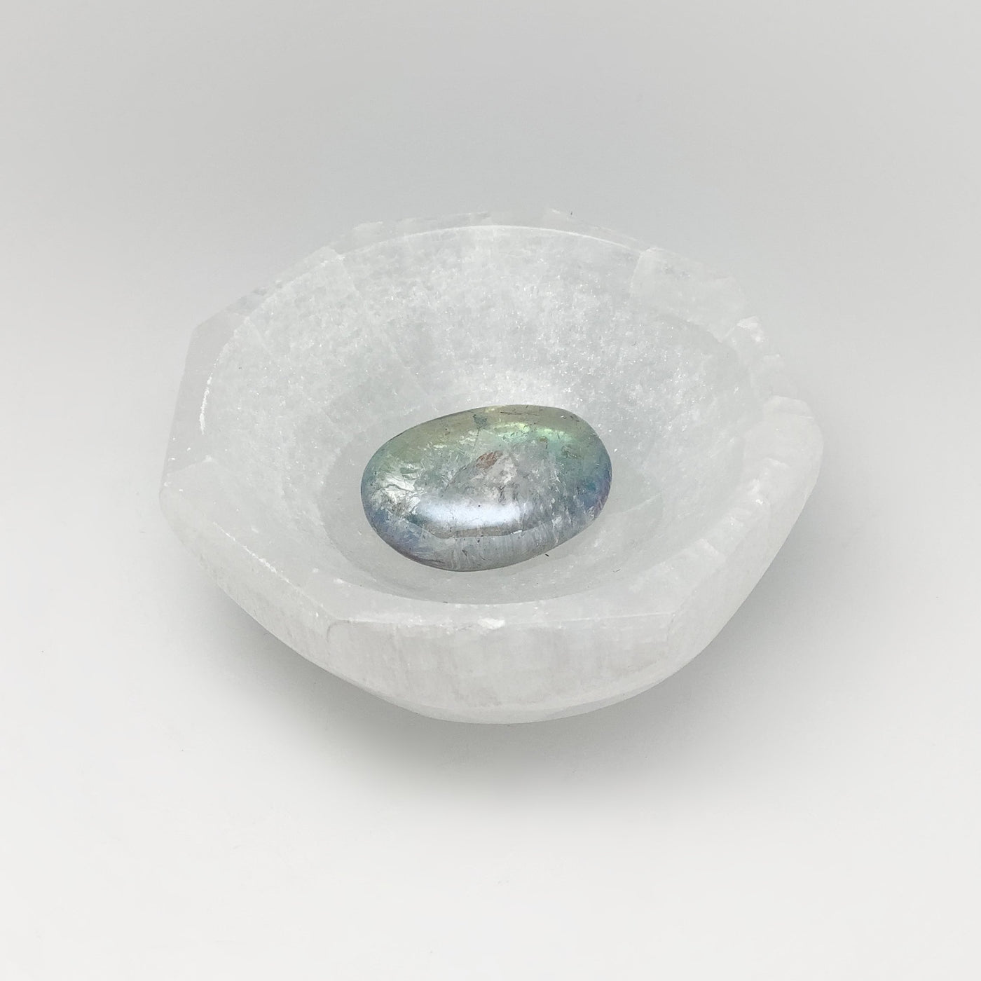 Selenite Octagon Bowl