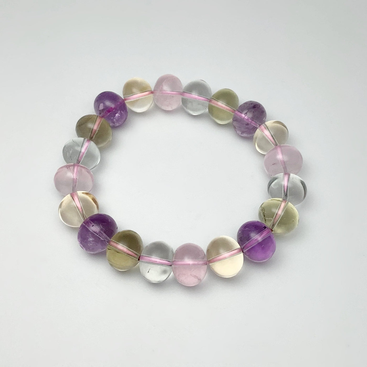 Multistone Oval Beaded Bracelet - High Quality