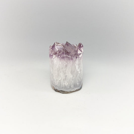 Amethyst Druze Cylinder Stand Up - Rocks and Gems Canada