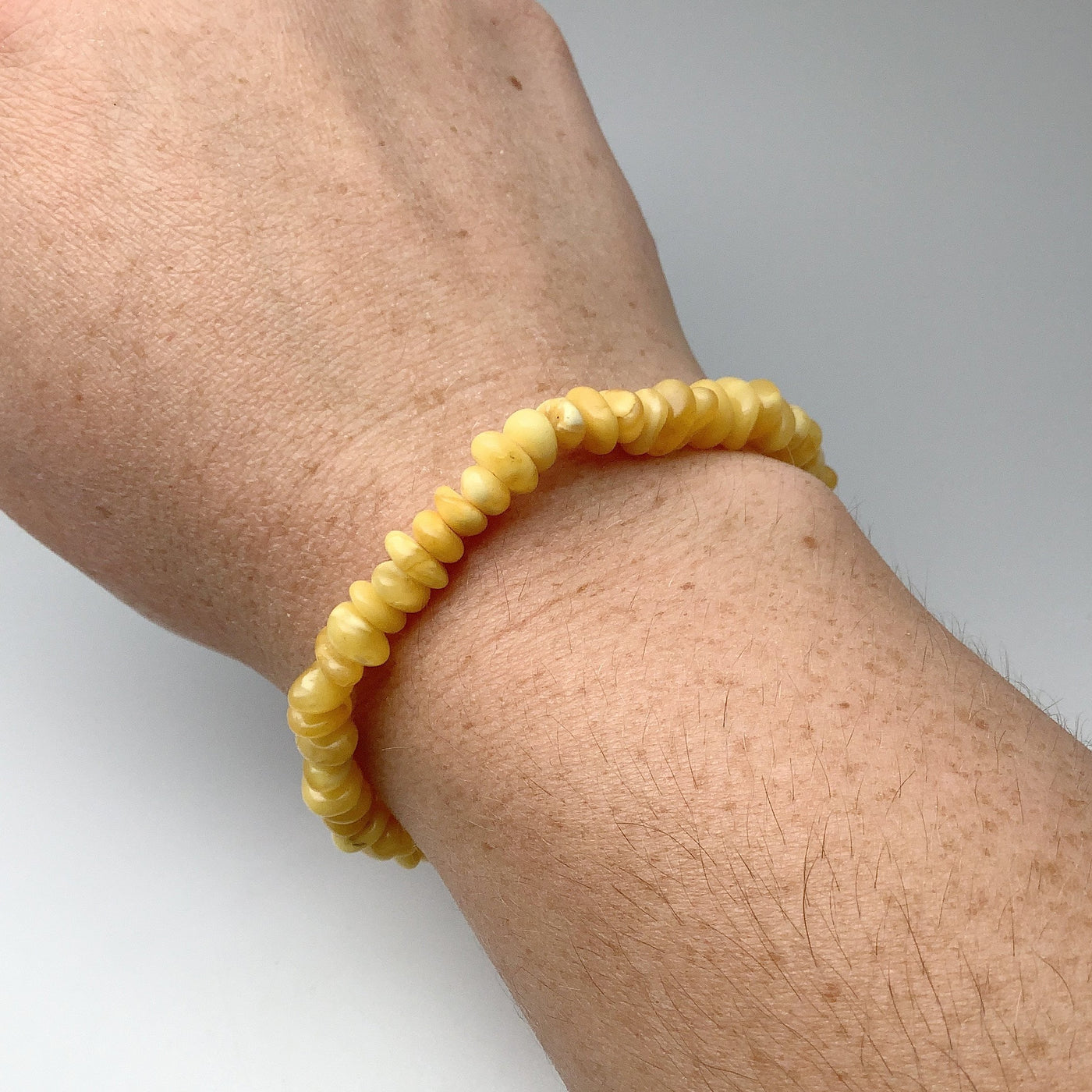 Butterscotch Amber Beaded Bracelet