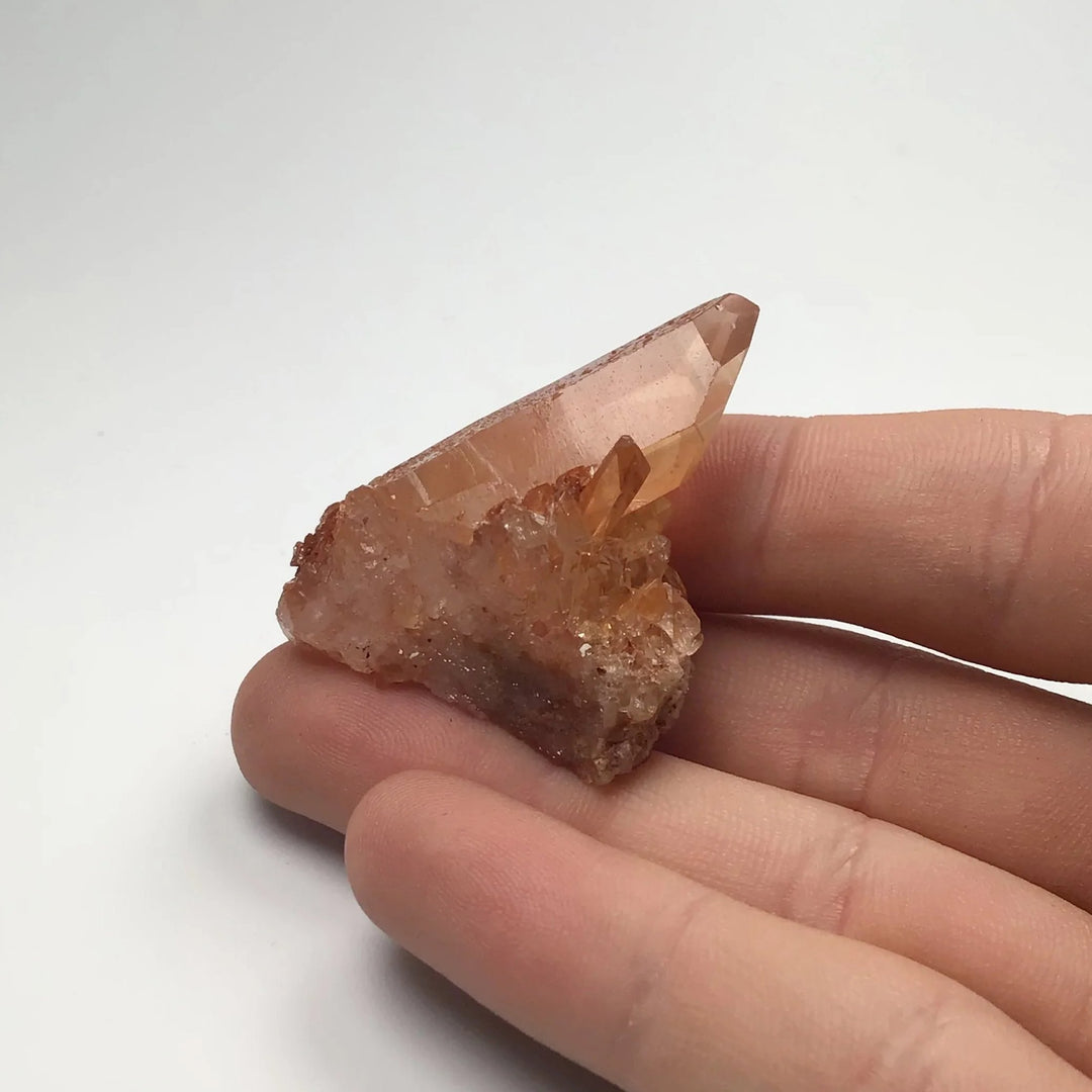 Tangerine Quartz Cluster - Rocks and Gems Canada