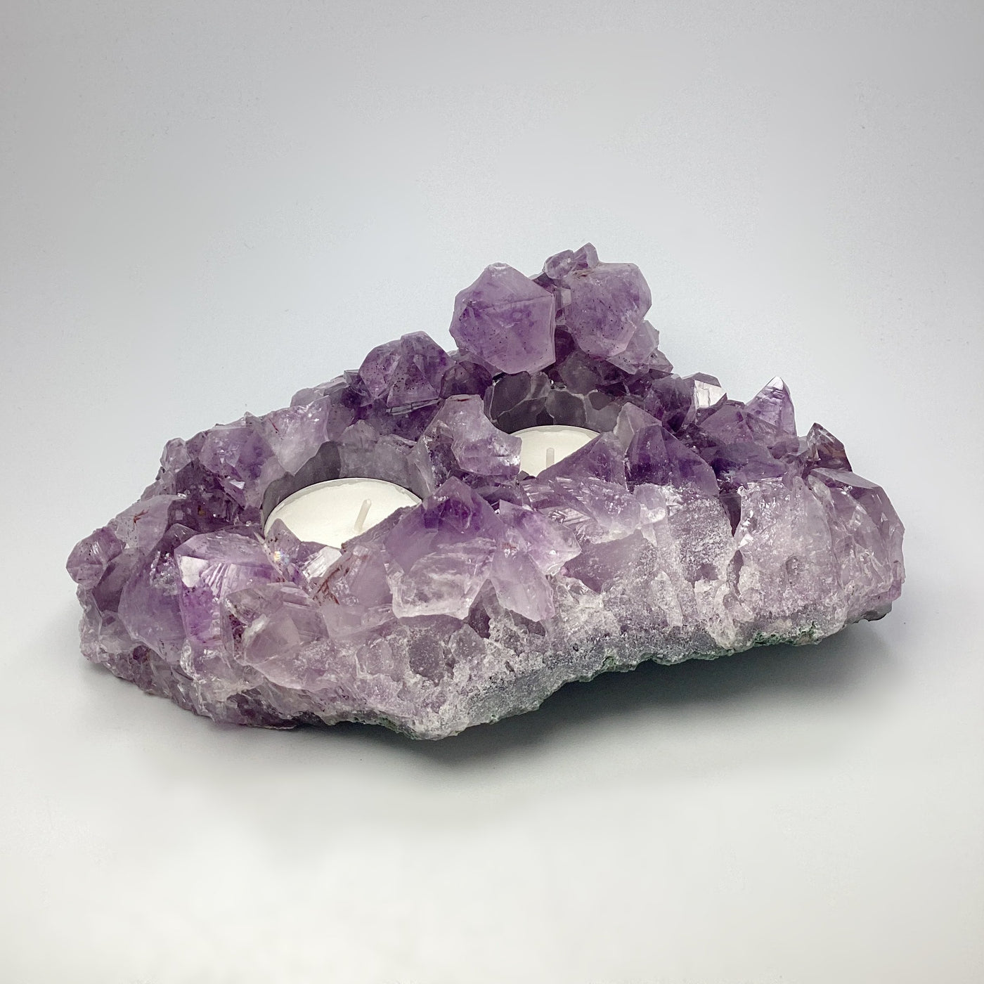 Amethyst Druze Candle Holder