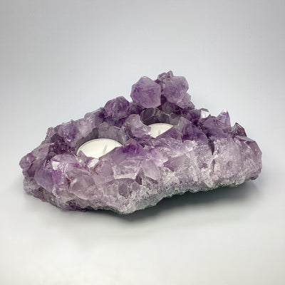 Amethyst Druze Candle Holder