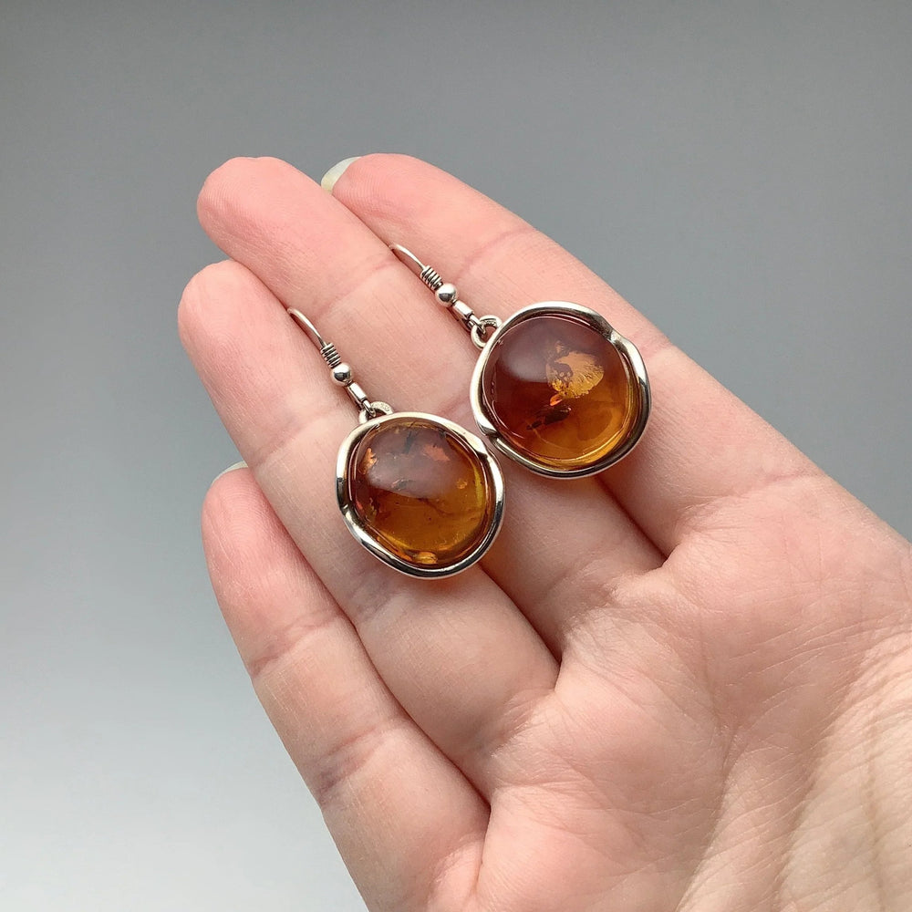 Ombre Amber Dangle Earrings - Rocks and Gems Canada