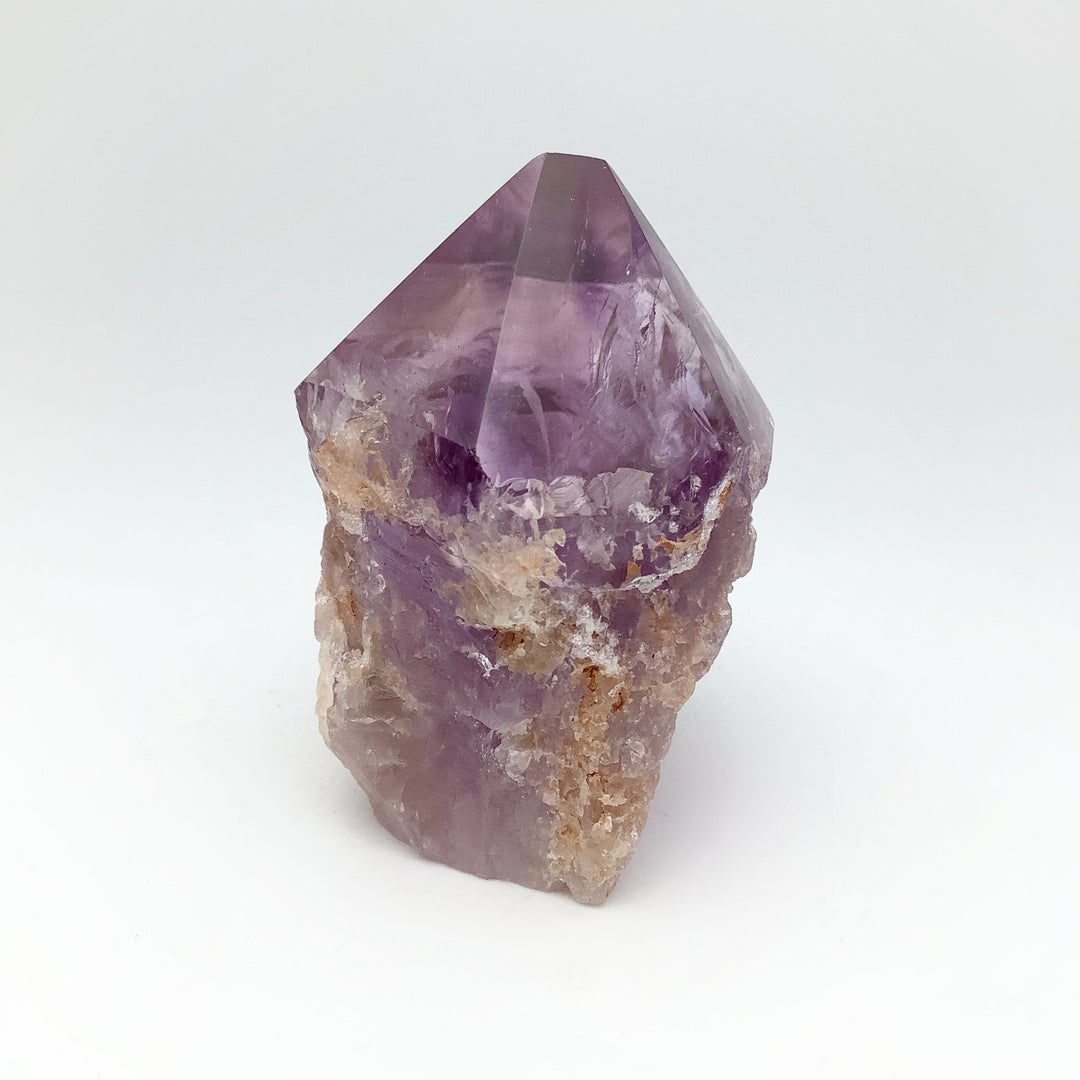 Amethyst Half Polished Point - Rocks and Gems Canada