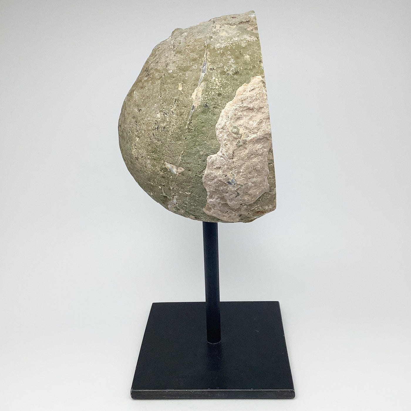 Natural Agate Geode on Stand