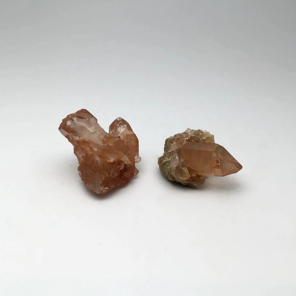 Tangerine Quartz Cluster - Rocks and Gems Canada