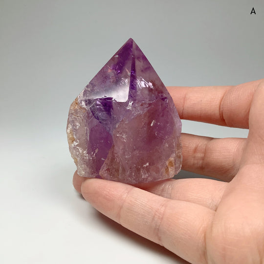 Amethyst Half Polished Point - Rocks and Gems Canada