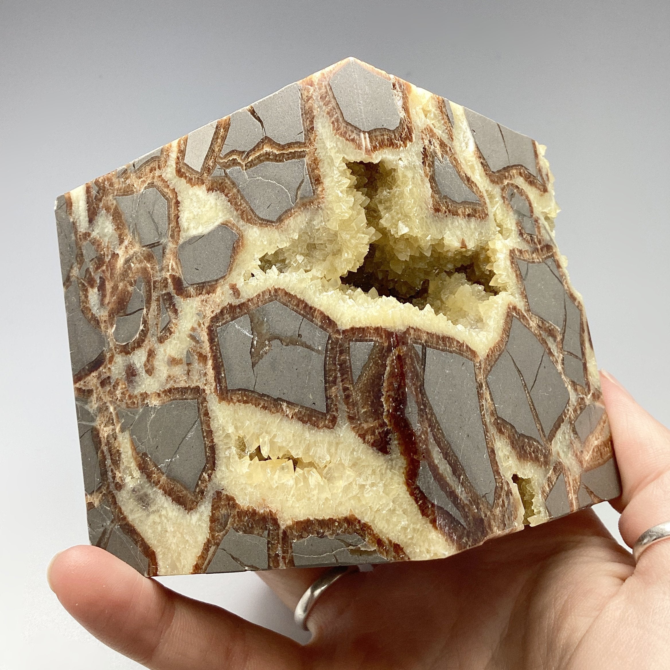 Septarian Cube - Rocks and Gems Canada