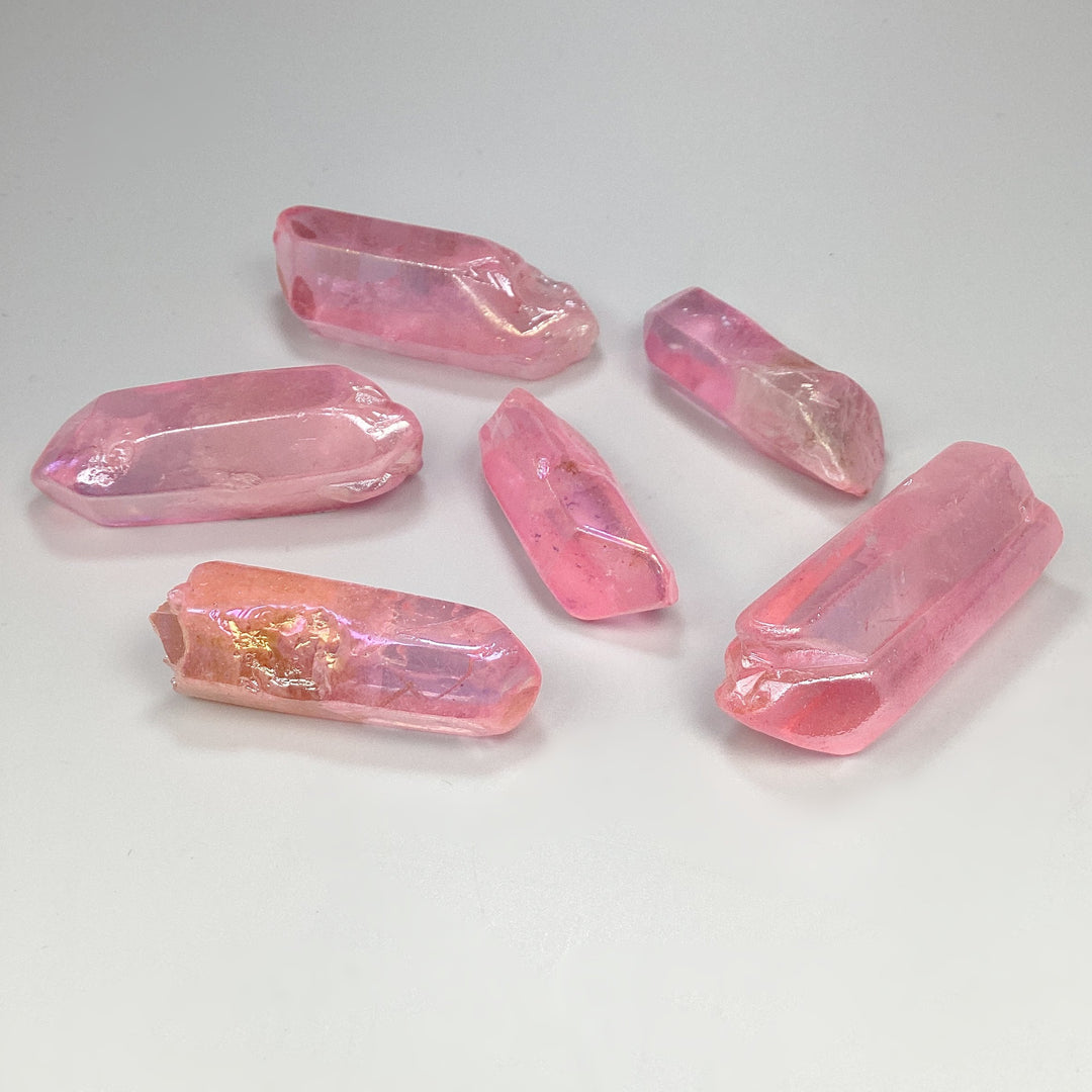 Bubblegum Quartz Point - Rocks and Gems Canada