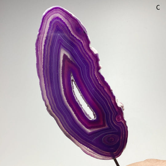 Agate Slice on Stand - Rocks and Gems Canada