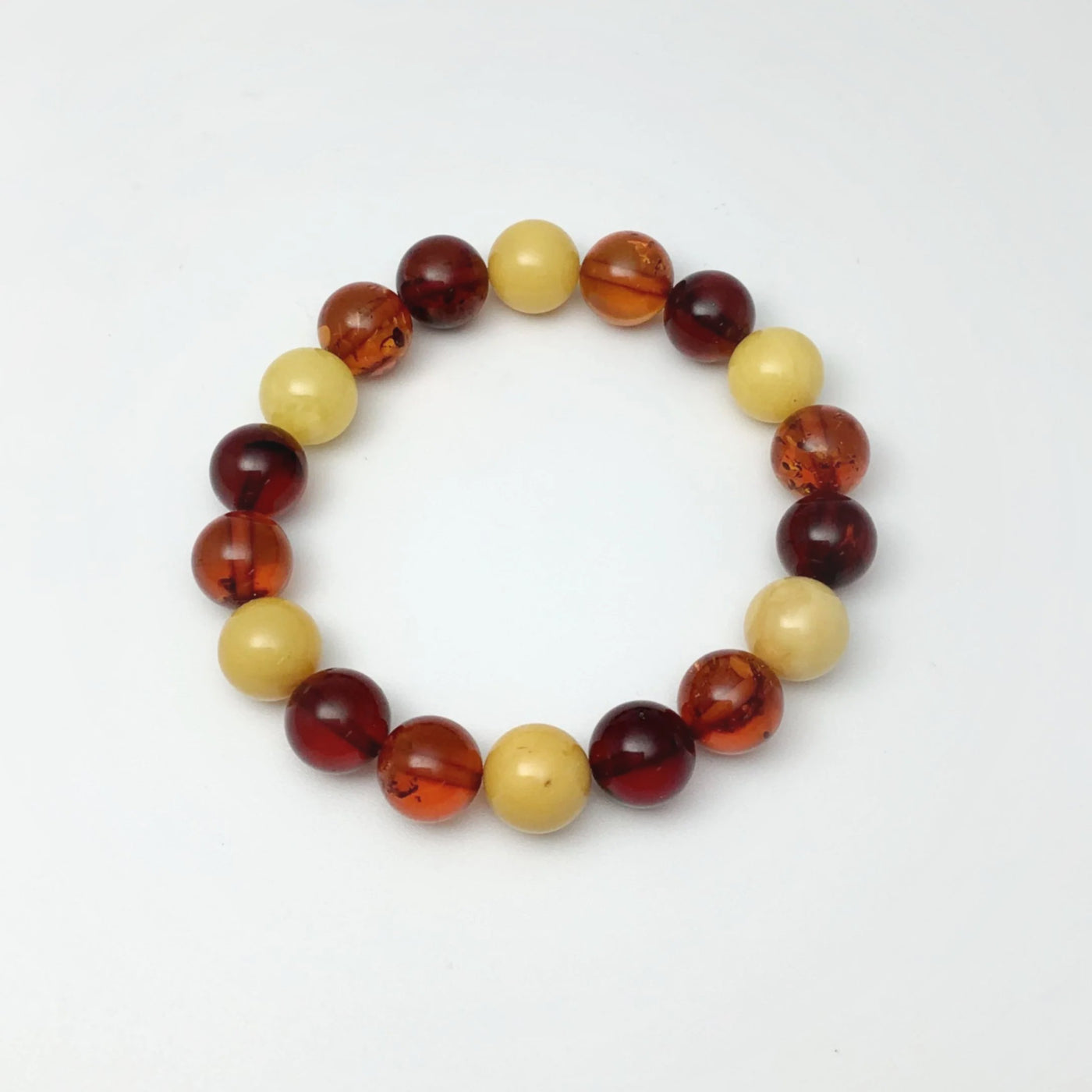 Mixed Amber Beaded Bracelet