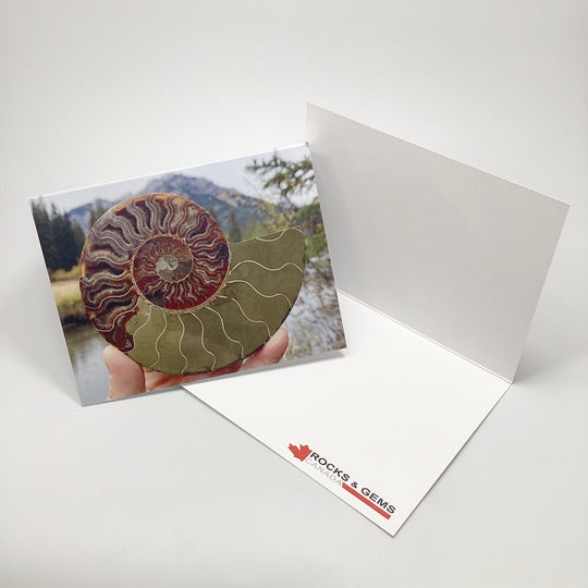 Personal Message Card - Rocks and Gems Canada