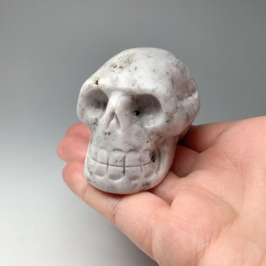 Carved Agate Skull - Rocks and Gems Canada
