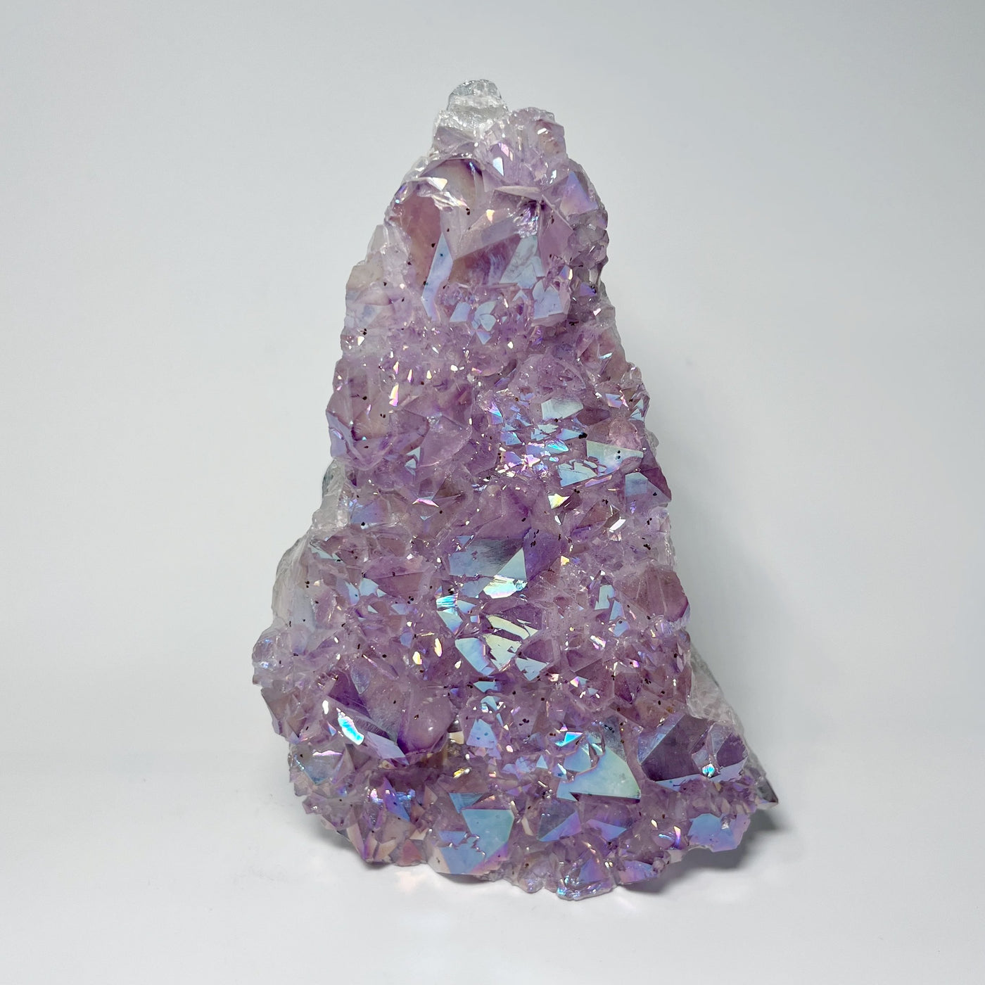 Rainbow Amethyst Druze Cluster Stand Up