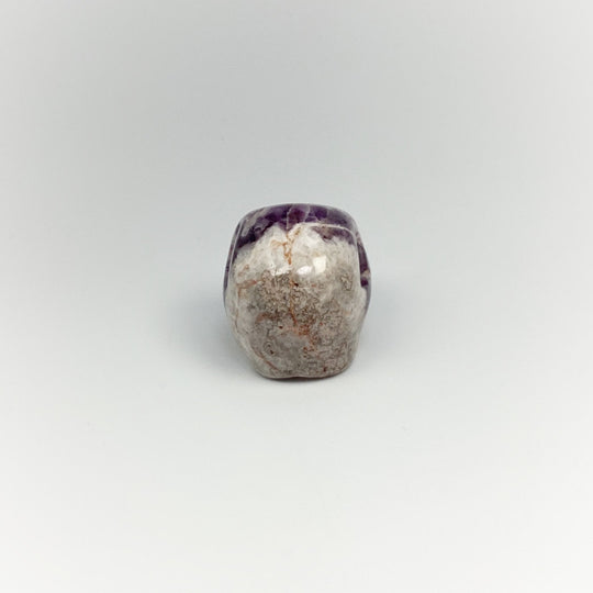Carved Chevron Amethyst Skull - Rocks and Gems Canada