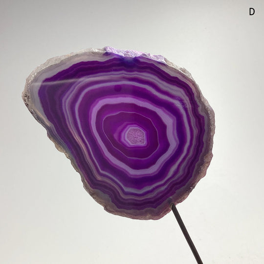 Agate Slice on Stand - Rocks and Gems Canada
