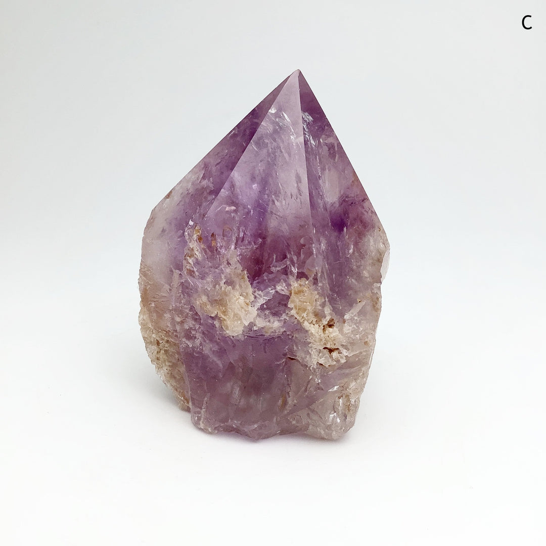 Amethyst Half Polished Point - Rocks and Gems Canada