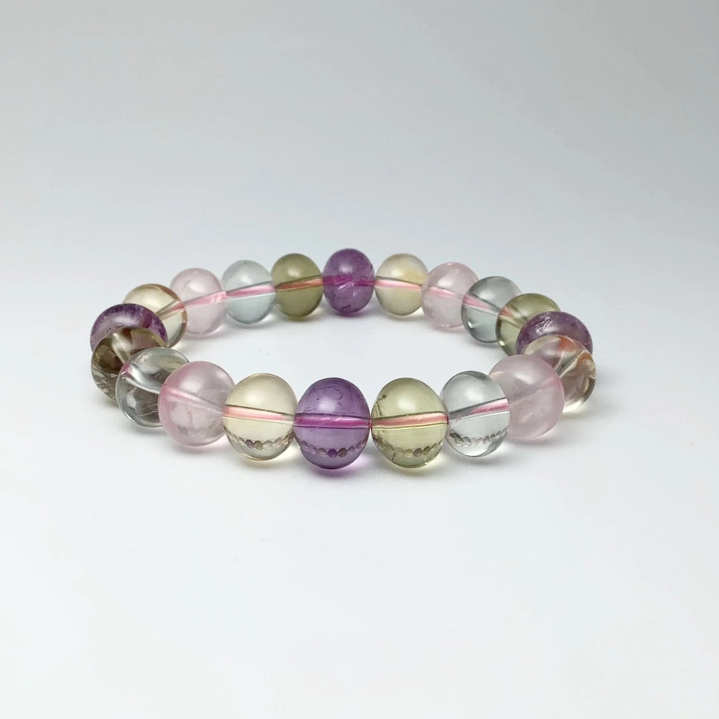 Multistone Oval Beaded Bracelet - High Quality