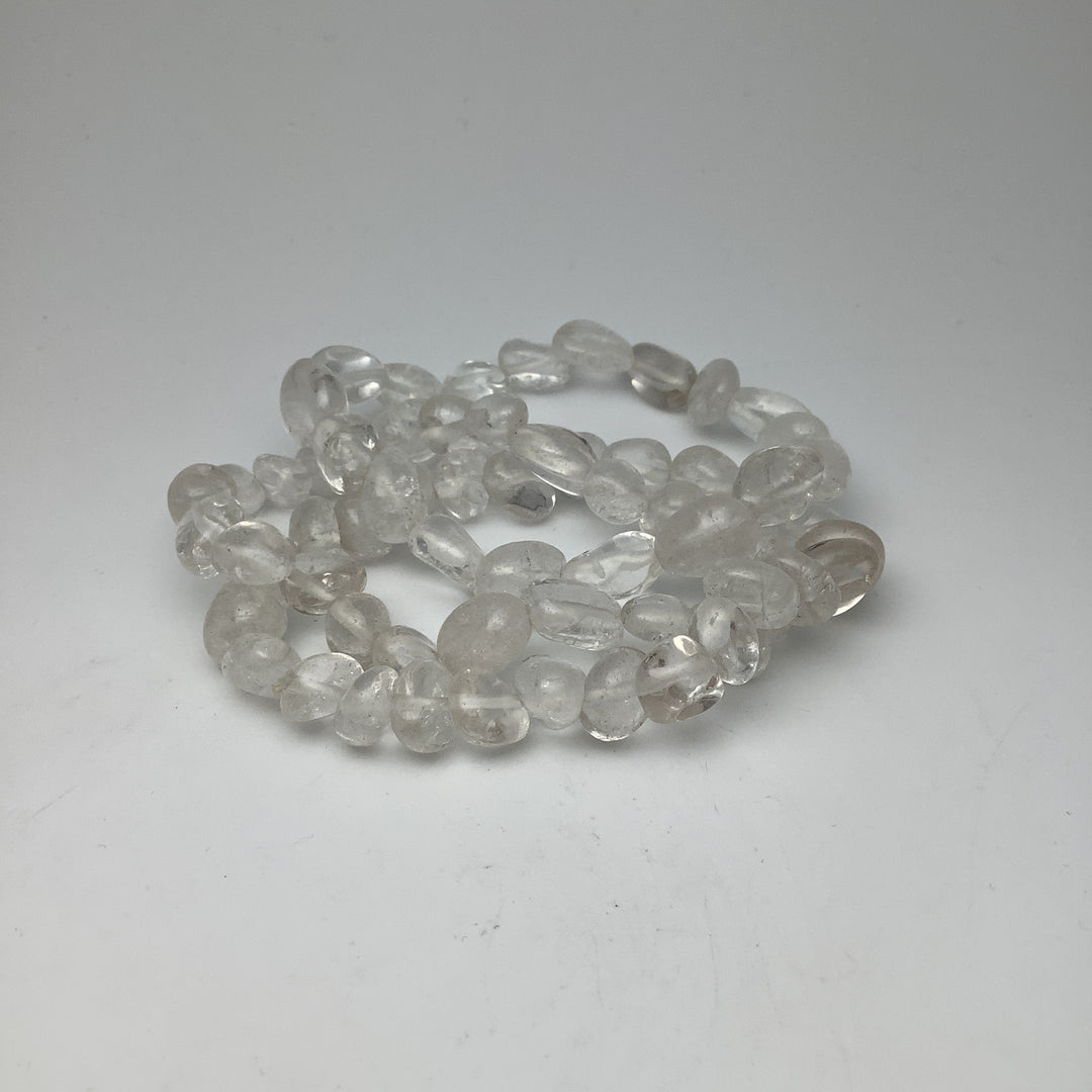 Quartz Nugget Beaded Bracelet - Rocks and Gems Canada