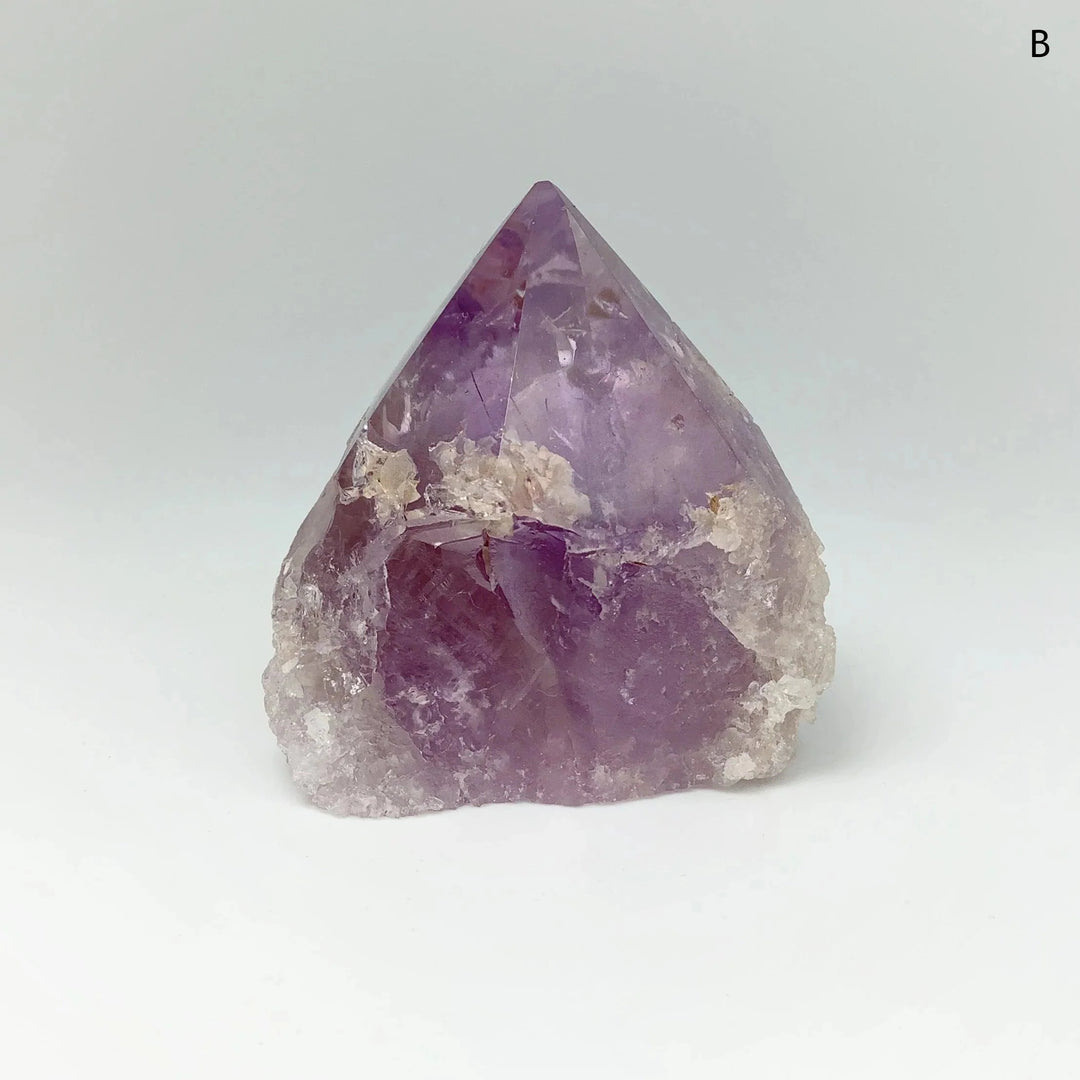 Amethyst Half Polished Point - Rocks and Gems Canada