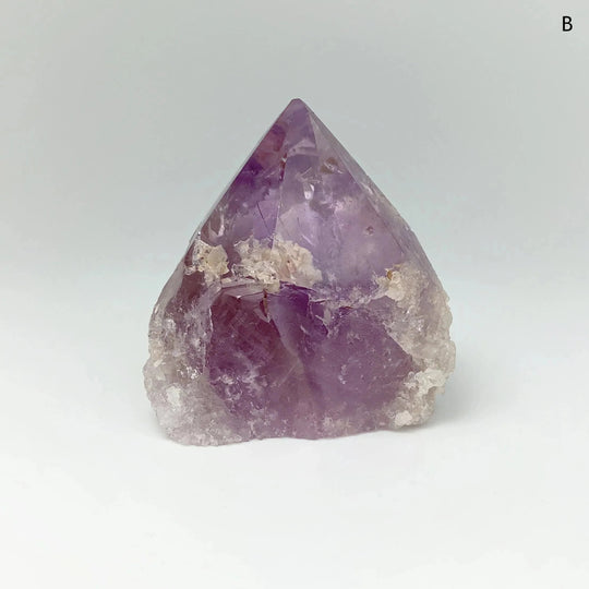 Amethyst Half Polished Point - Rocks and Gems Canada