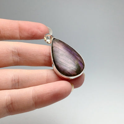 Purple Labradorite Pendant