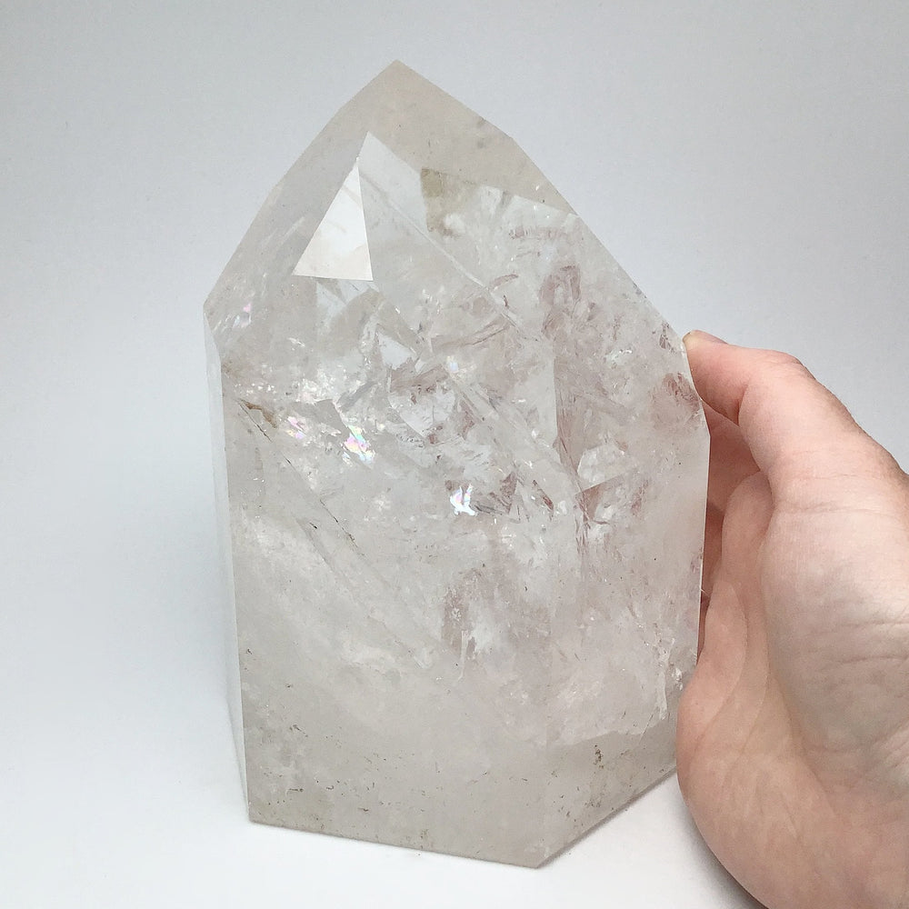 Large Polished Quartz Point - Rocks and Gems Canada