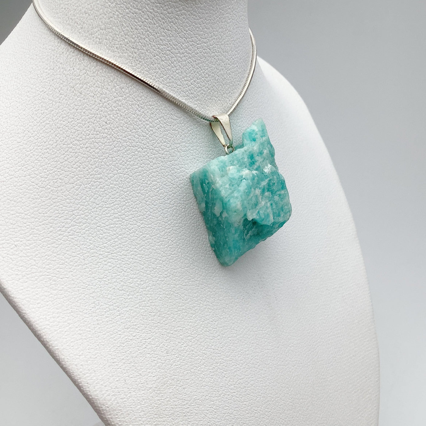 Amazonite Rough Chunk Pendant