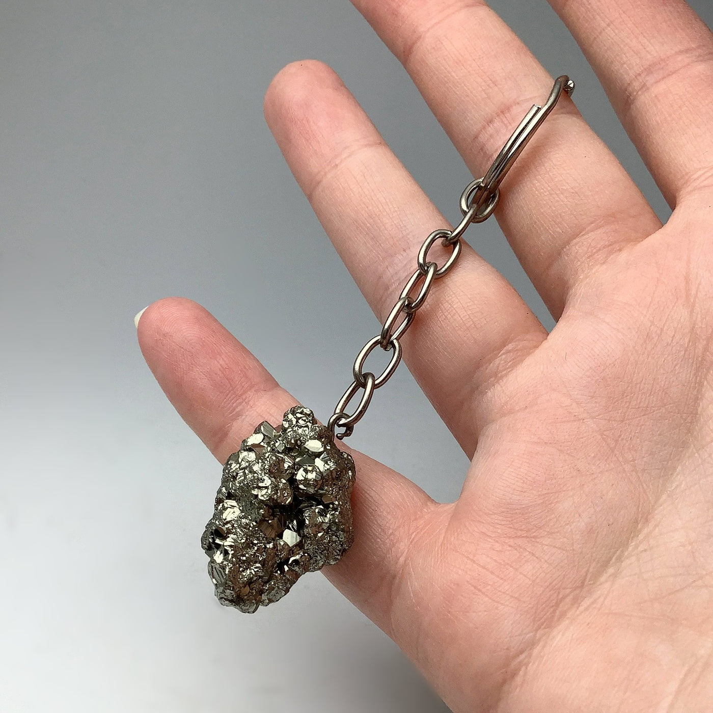 Iron Pyrite Keychain