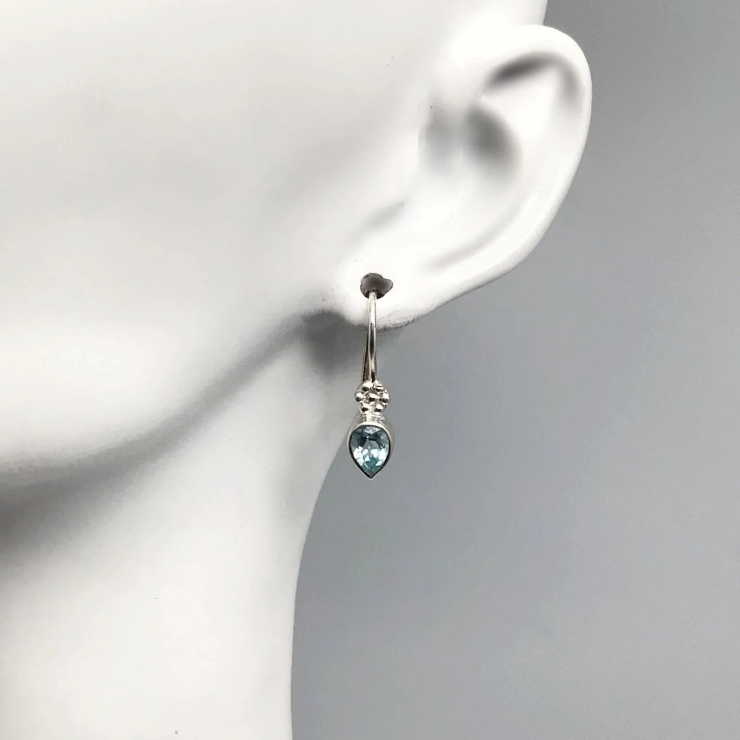 Topaz Dangle Earrings - Rocks and Gems Canada