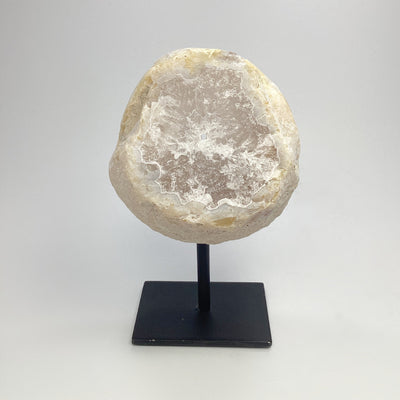 Natural Agate Geode on Stand