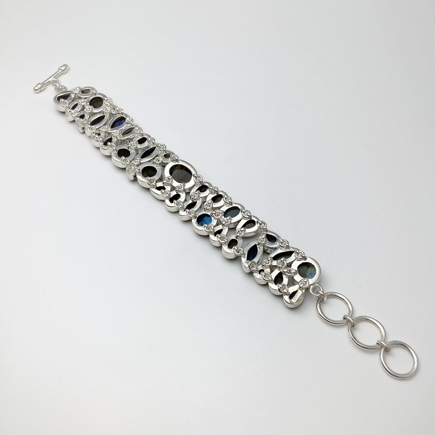 Labradorite Sterling Silver Bracelet