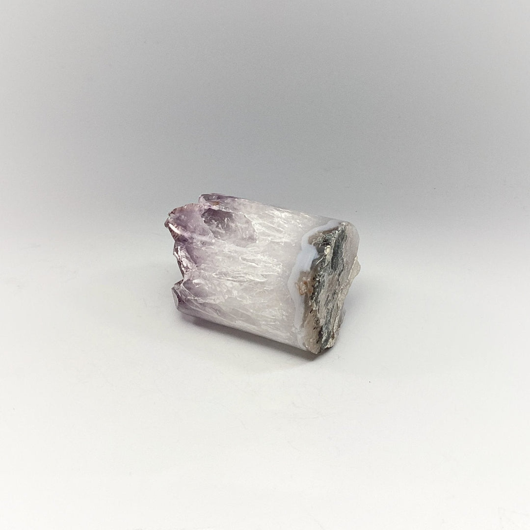 Amethyst Druze Cylinder Stand Up - Rocks and Gems Canada