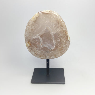 Natural Agate Geode on Stand